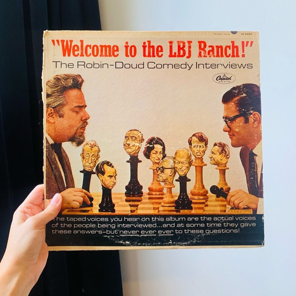 “Welcome to the LBJ Ranch!” - Robin-Doud Comedy Interviews - Vinyl Record